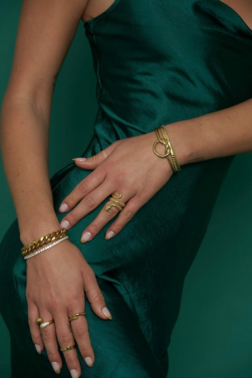 Cleo Snake Ring